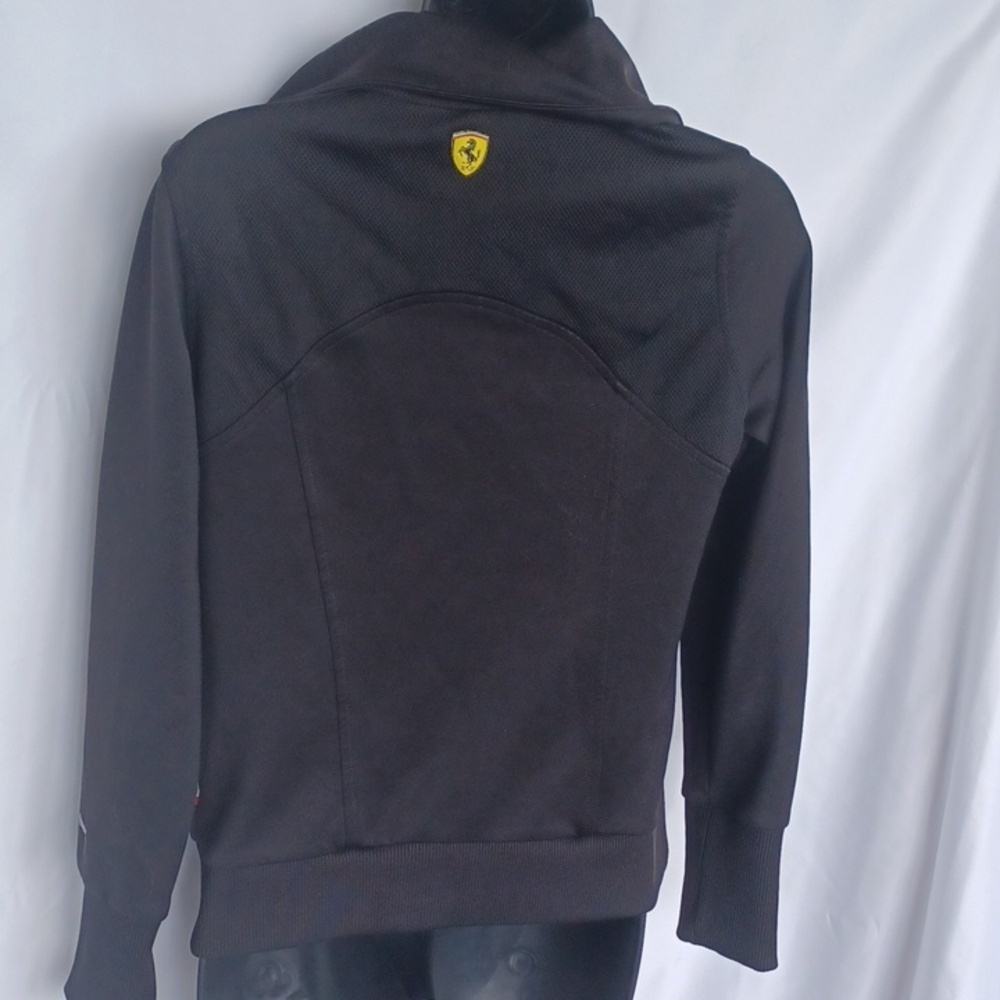 Ferrari Puma Jacket Women's Medium Black Outdoor Auto Racing Cruising - Picture 4 of 7